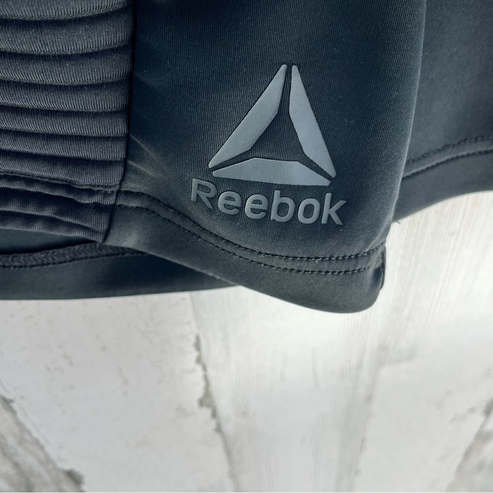 Reebok Men’s Ribbed Pattern Drawstring Hoodie In … - image 4